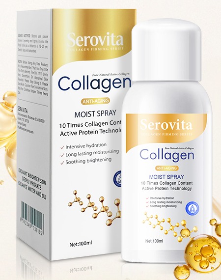 SeroVita Collagen Moist Spray bottle and box